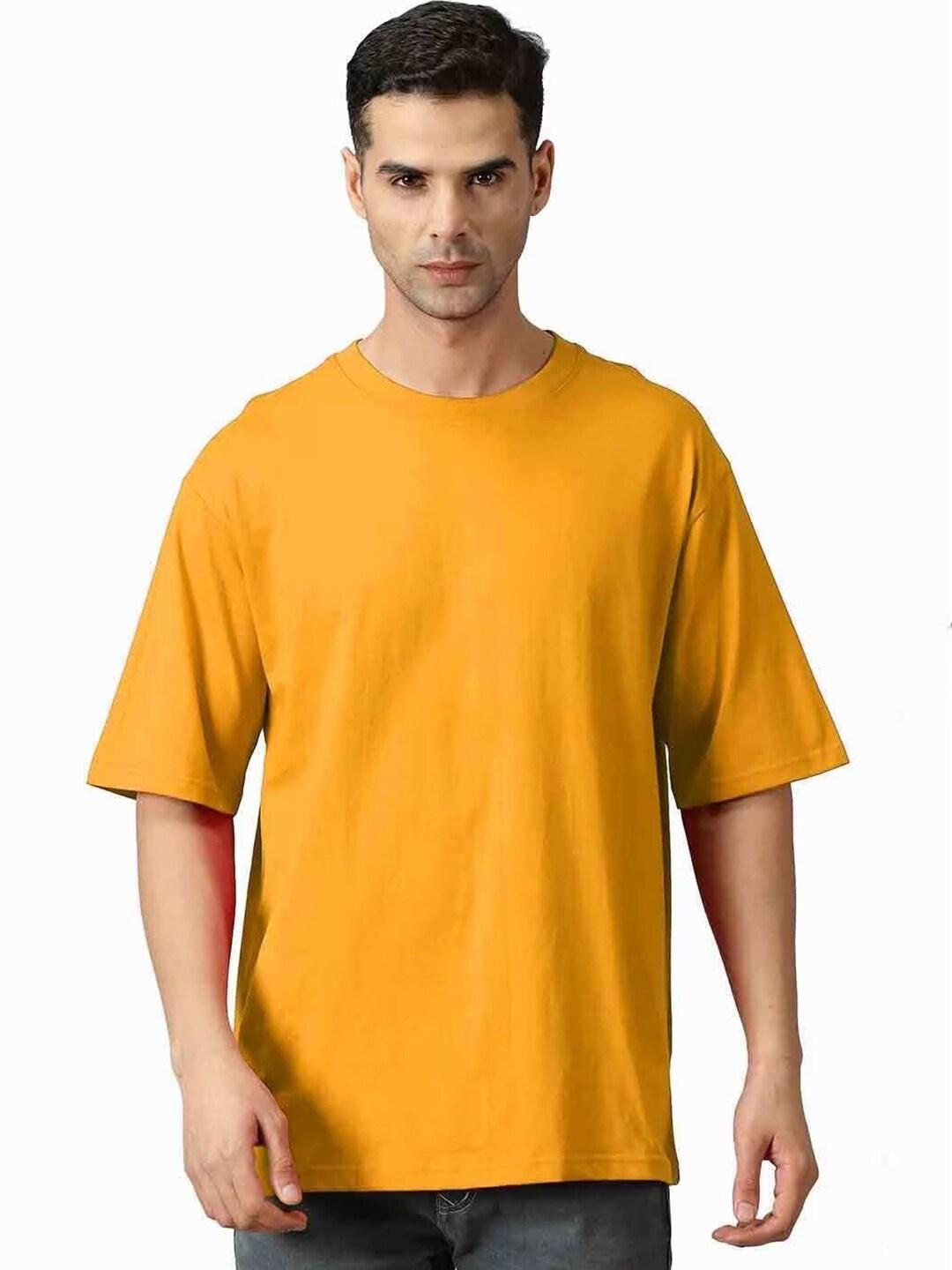 THE HOLLANDER Drop Shoulder Sleeves Pure Cotton T-Shirt