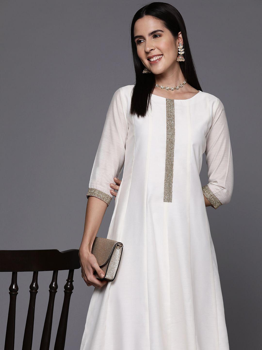 ahalyaa-solid-zari-a-line-midi-ethnic-dress