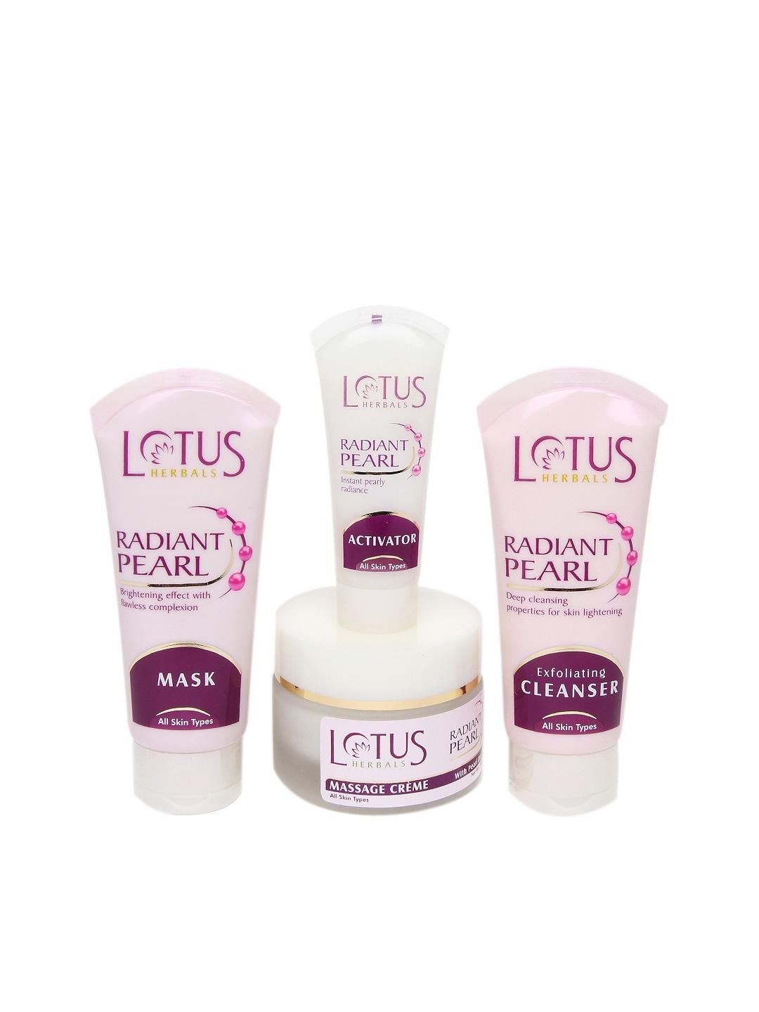 Lotus Herbals Sustainable Radiant Pearl Cellular Lightening Facial Kit