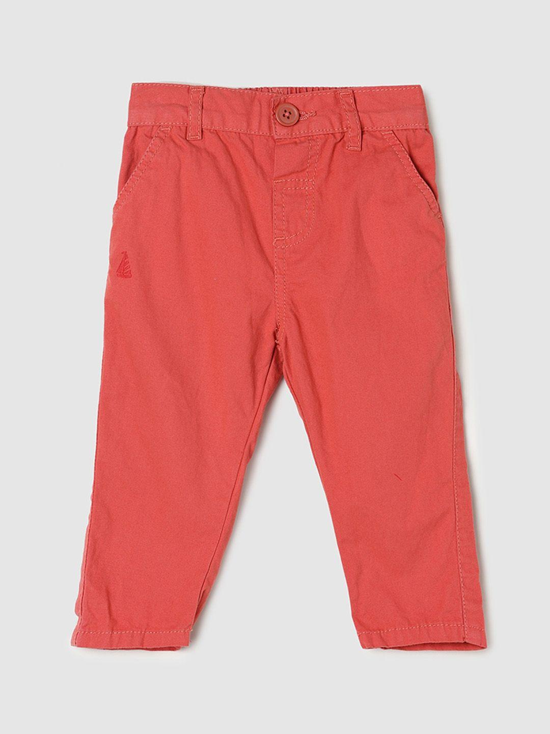 max Boys Mid-Rise Casual Pure Cotton Trousers