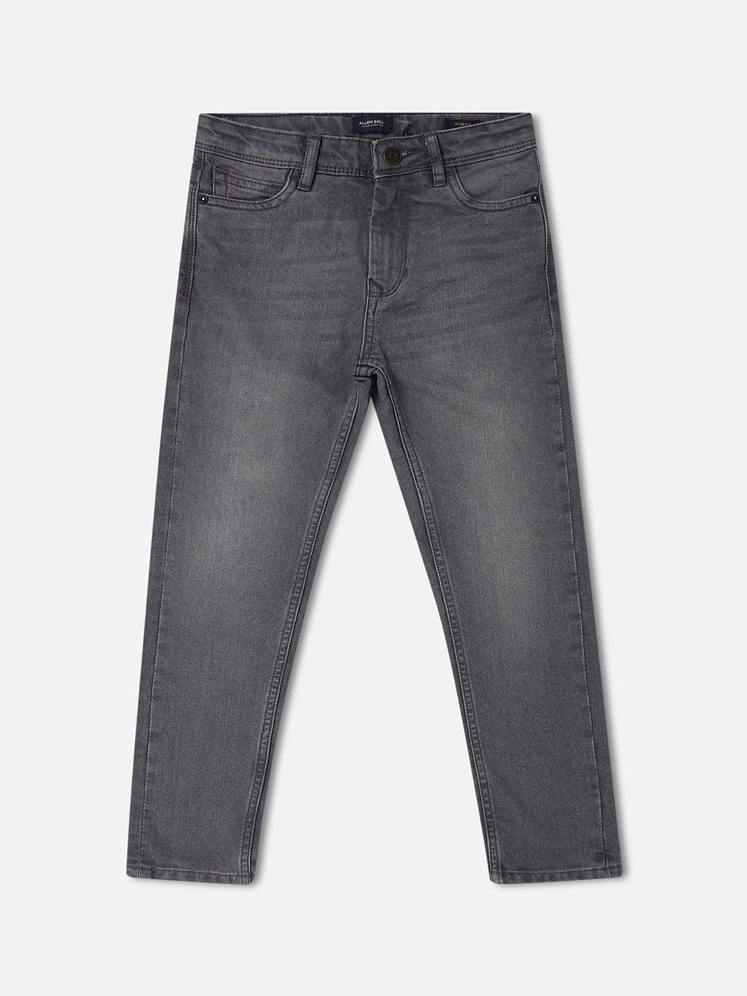 allen-solly-junior-boys-grey-slim-fit-heavy-fade-stretchable-jeans