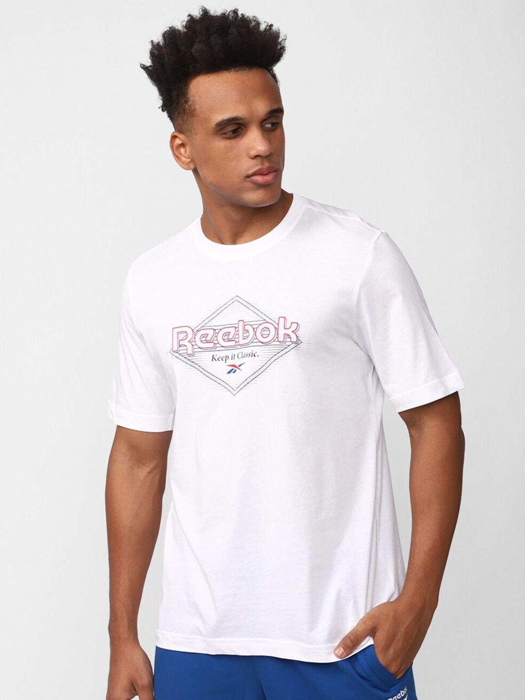 Reebok Gs Keep It Classic Printed Pure Cotton T-Shirt
