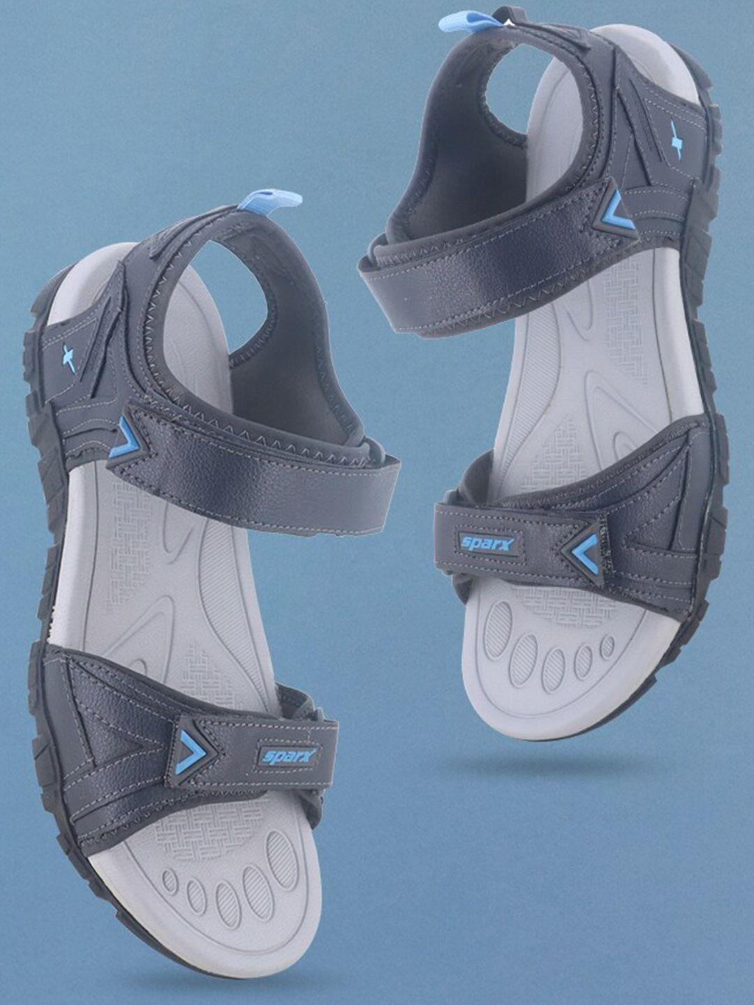 Sparx Men Textured Sports Sandals With Velcro Closure