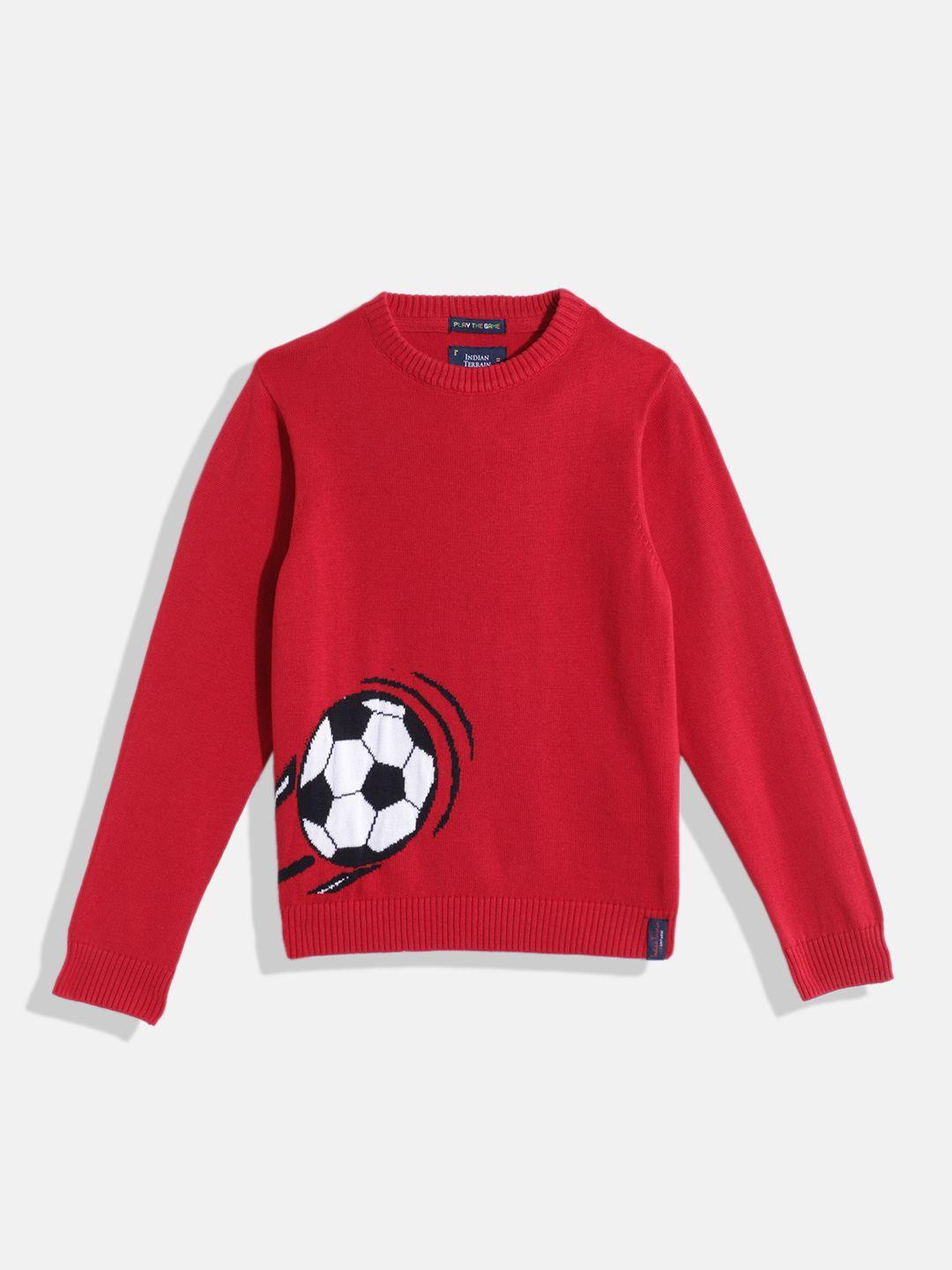 Indian Terrain Boys Solid Pullover