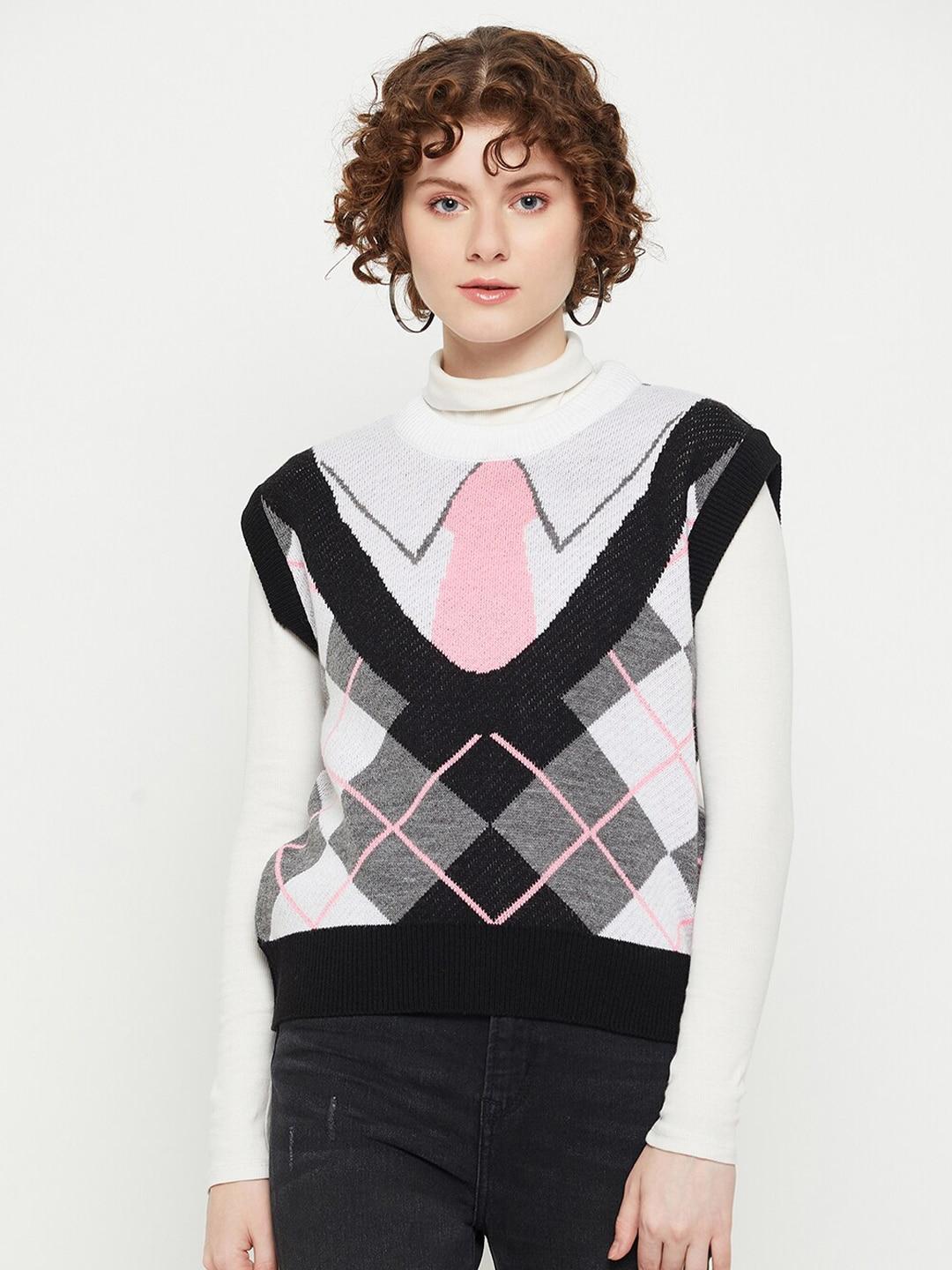 kasma-self-design-geometric-woollen-sweater-vest