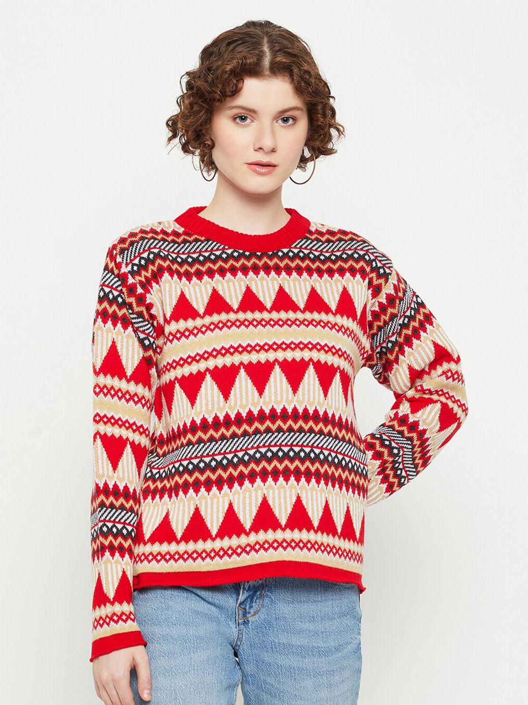 kasma-chevron-printed-woollen-sweater-vest