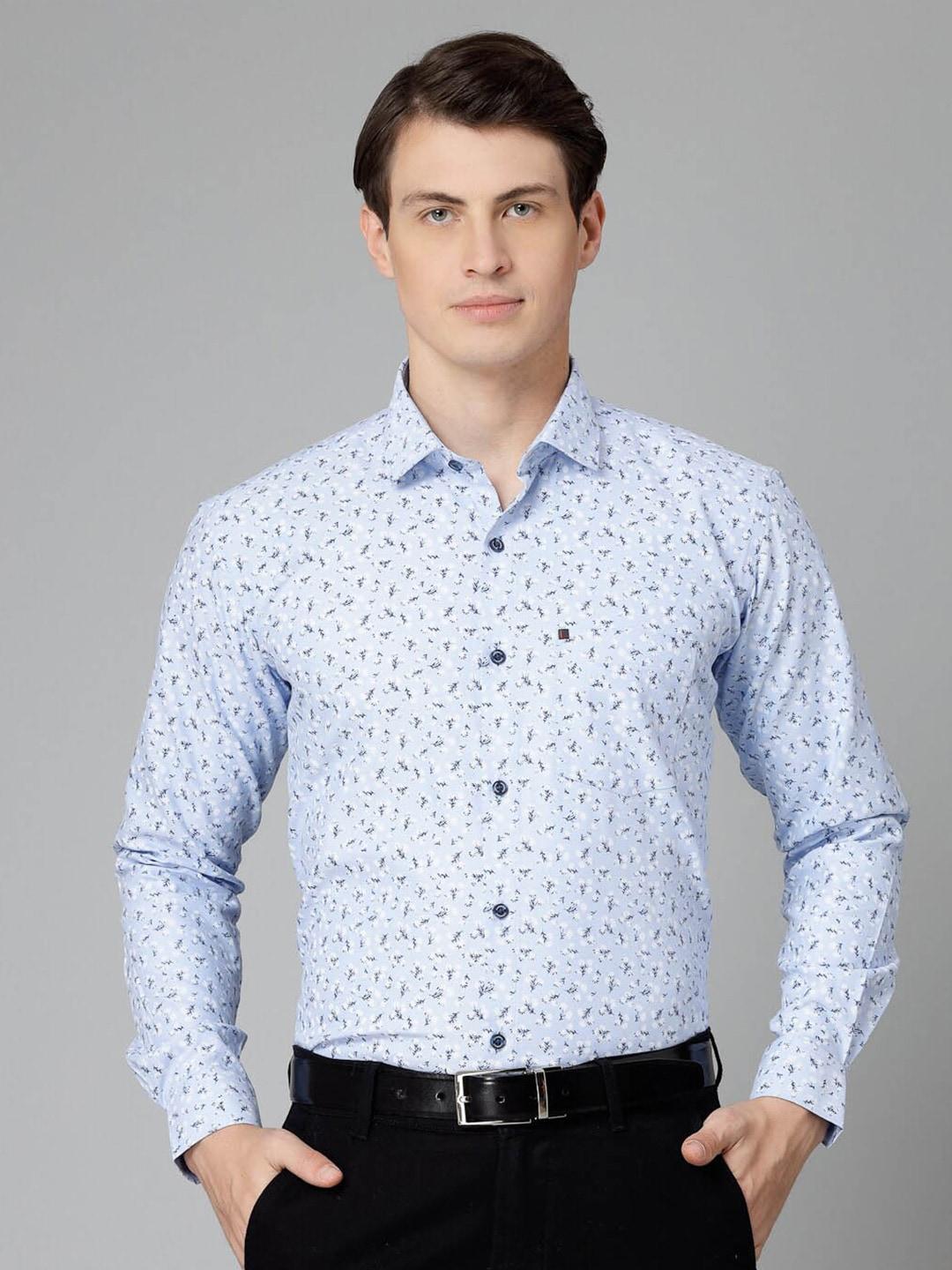 JADEBERRY Standard Floral Printed Cotton Formal Shirt