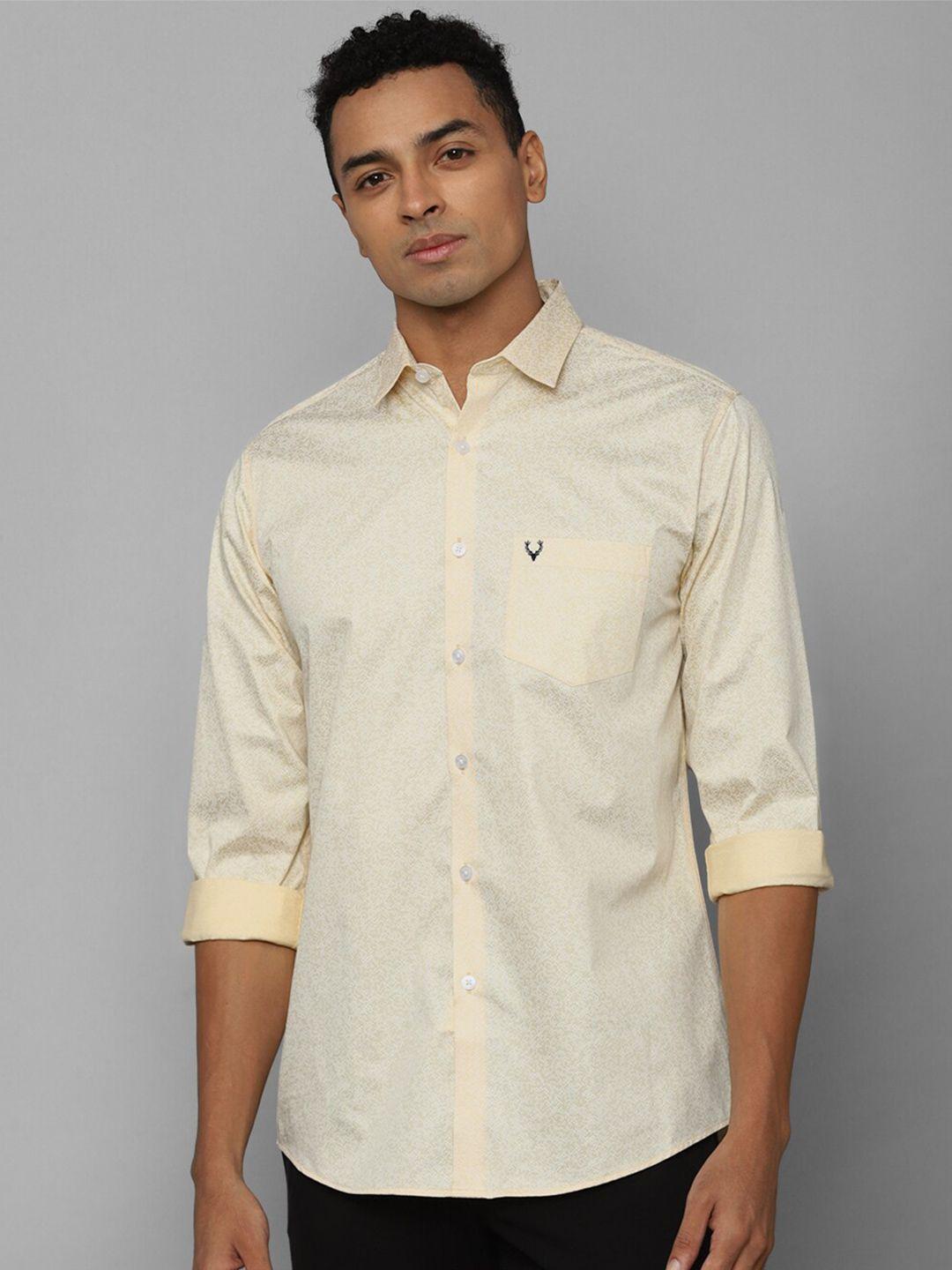 allen-solly-slim-fit-geometric-printed-pure-cotton-casual-shirt