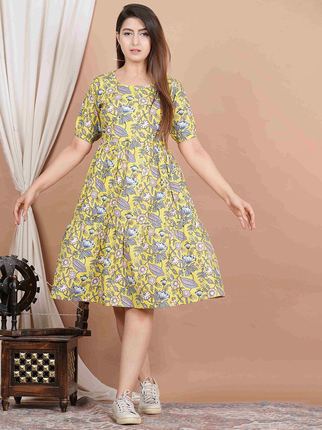 unibliss-floral-printed-cotton-a-line-dress