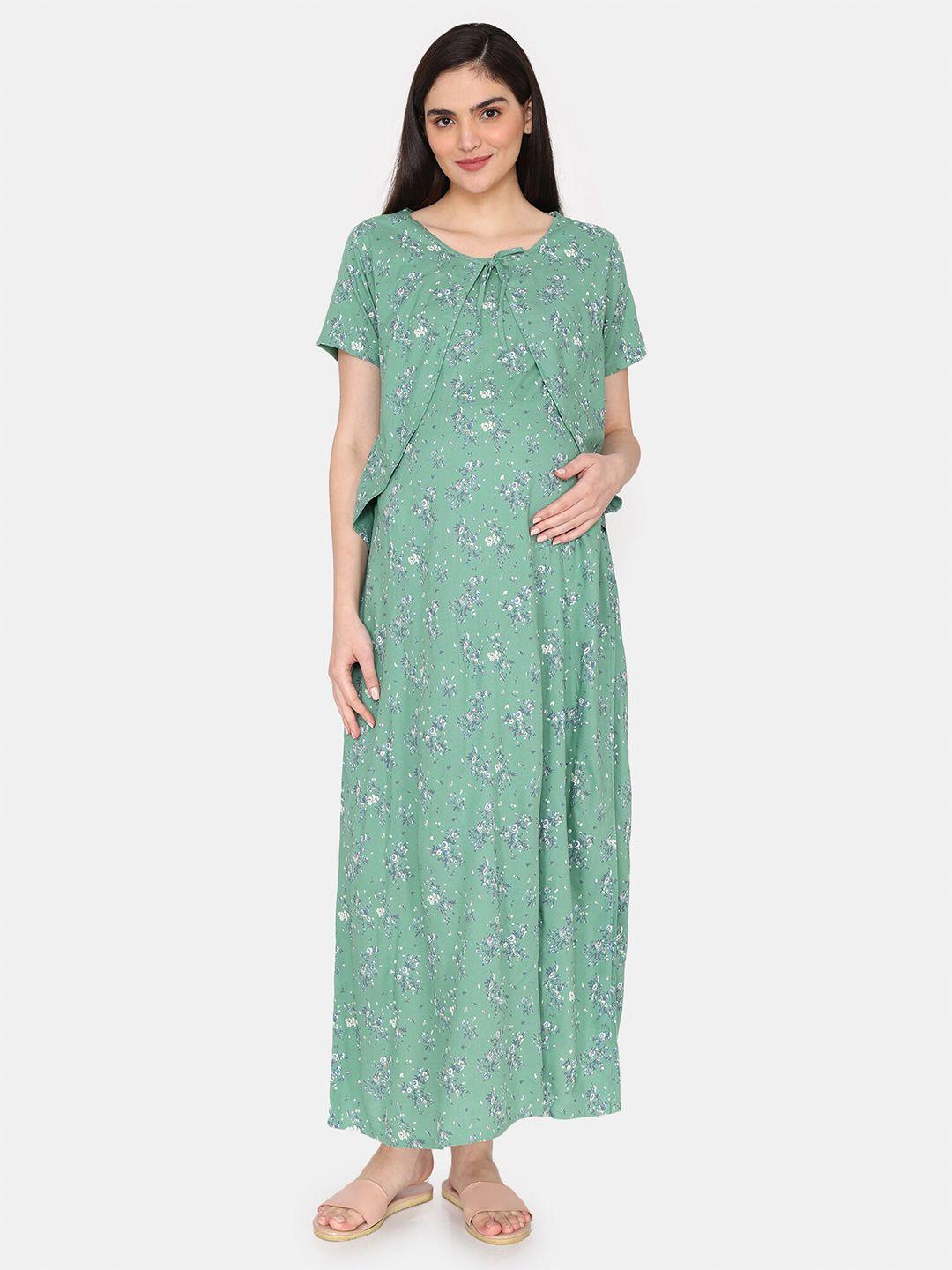coucou-by-zivame-floral-printed-maternity-maxi-nightdress