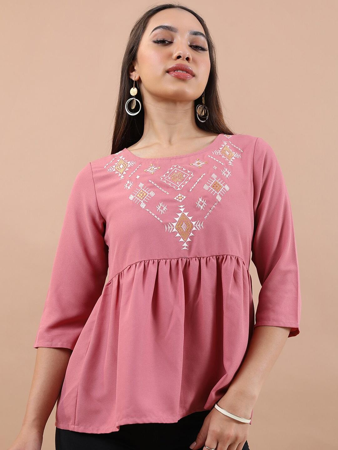 vishudh-ethnic-motif-embroidered-gathers-peplum-top