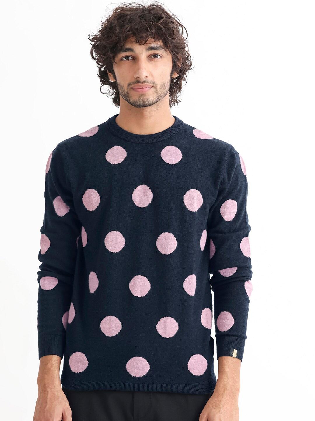 RARE RABBIT Geometric Printed Pullover Sweaters