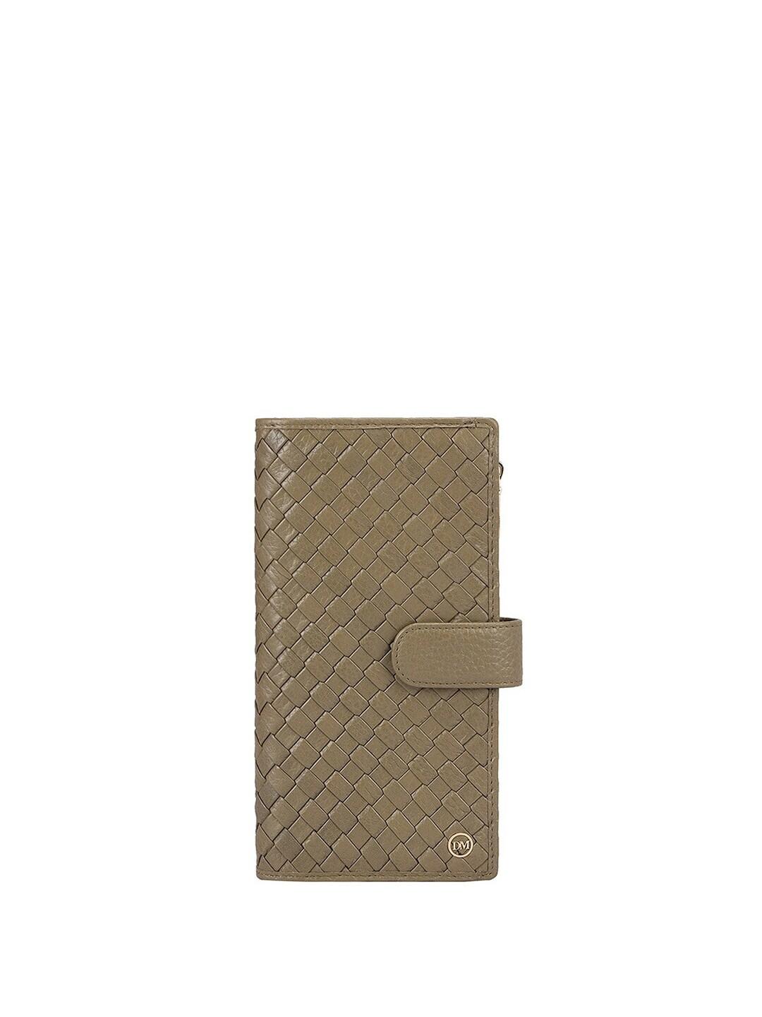 da-milano-women-textured-leather-two-fold-wallet