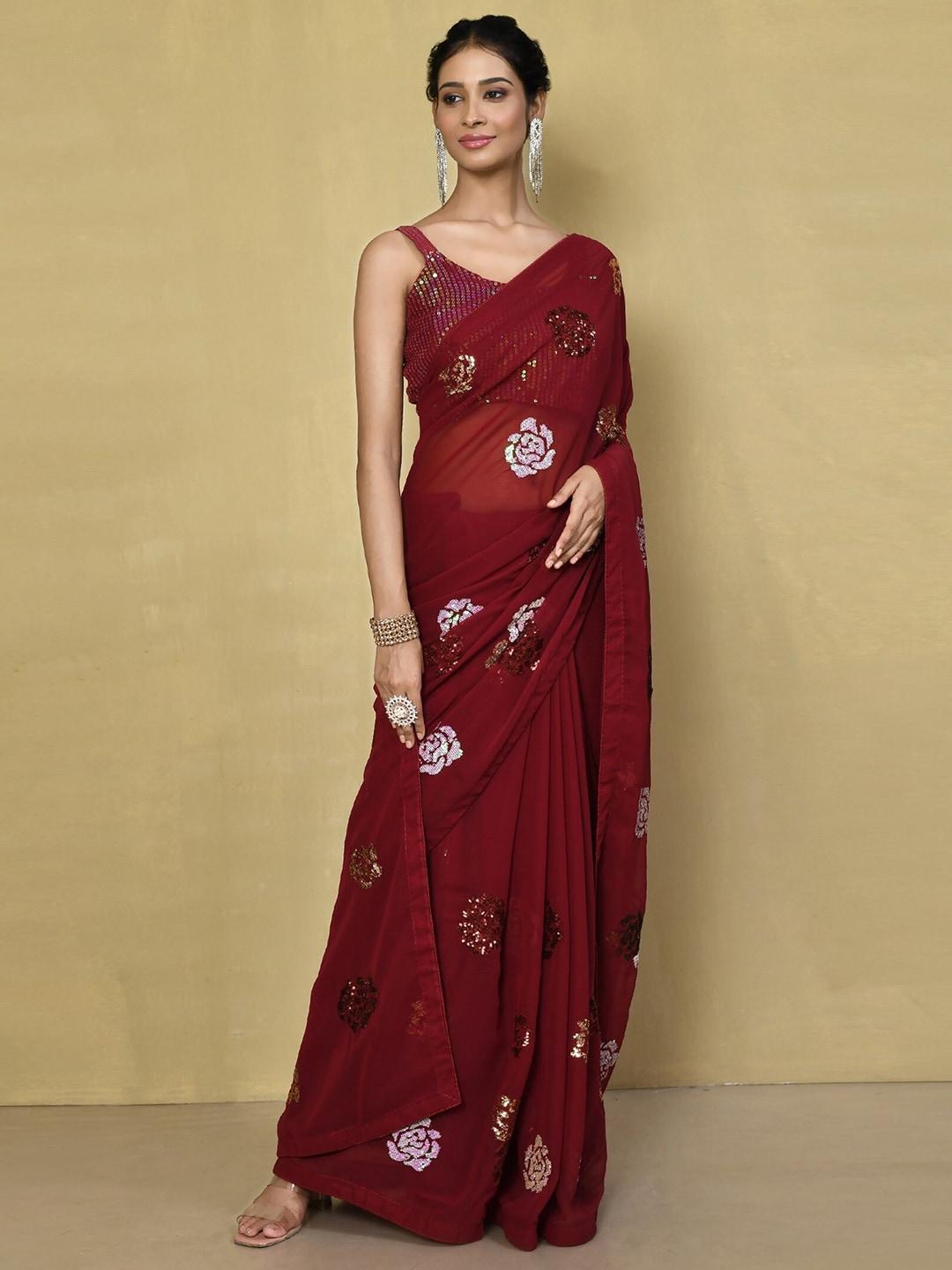 globon-impex-floral-embellished-sequinned-saree