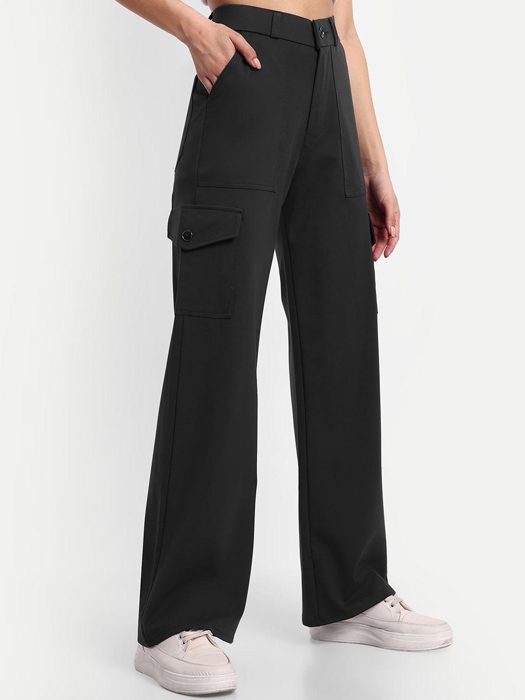 broadstar-women-smart-straight-fit-high-rise-easy-wash-stretchable-cargo-trousers