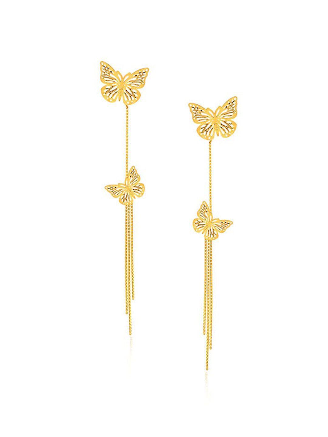 senco-22kt-gold-trendy-flutter-drop-earrings-4.5gm