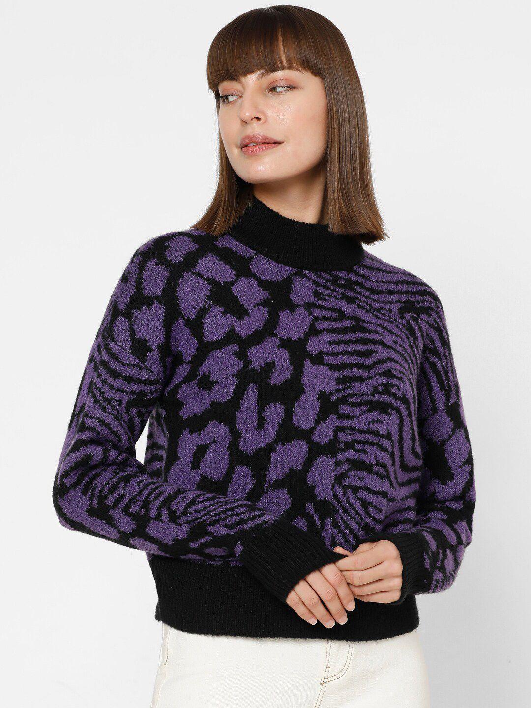 Vero Moda Long Sleeves Animal Printed Pullover