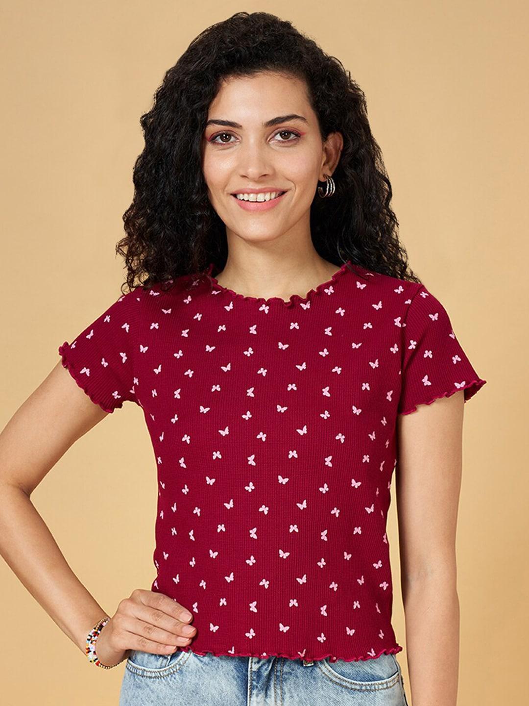 people-conversational-printed-cotton-top