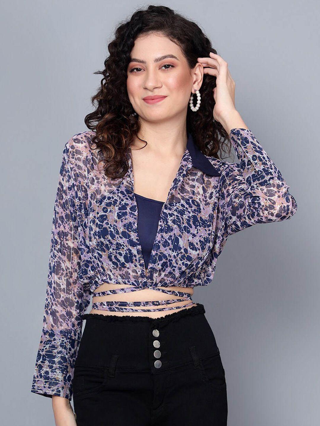 anvi-be-yourself-boxy-sheer-printed-party-shirt