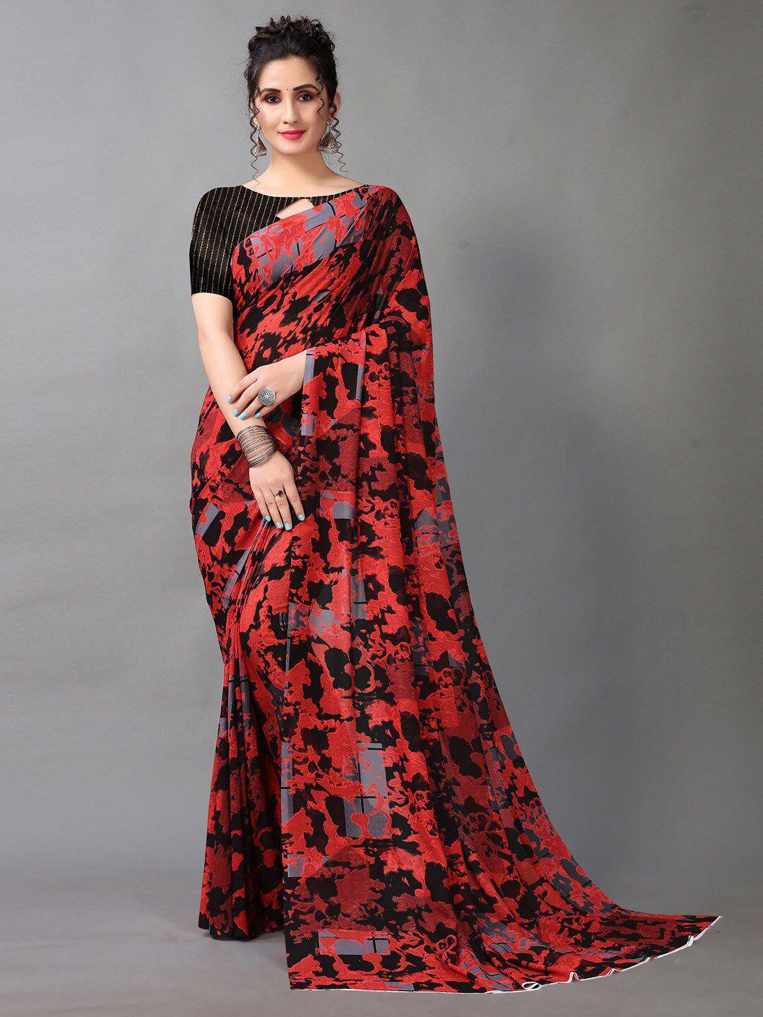 hritika-abstract-printed-pure-georgette-saree