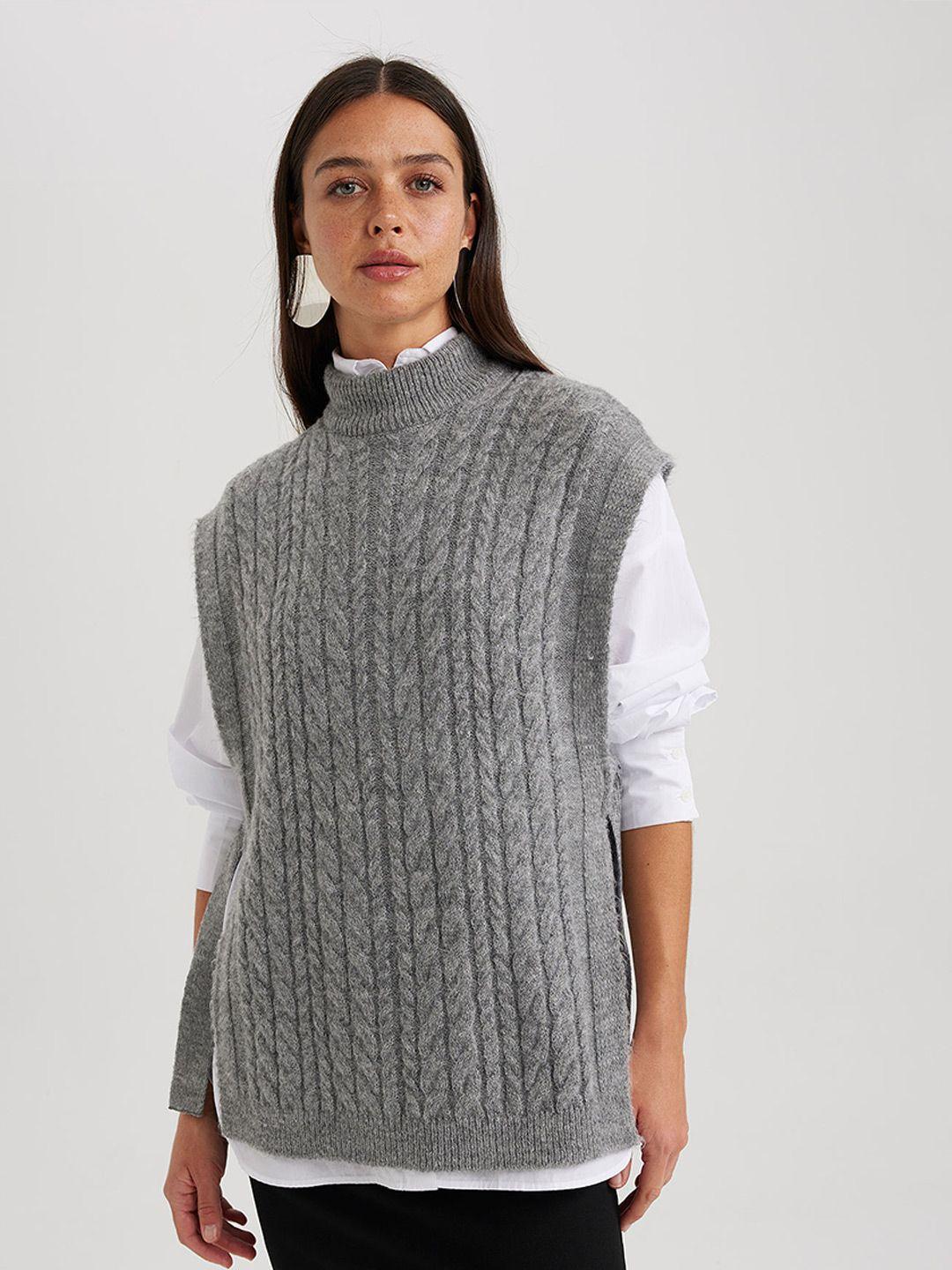 DeFacto Cable Knit Sweater Vest