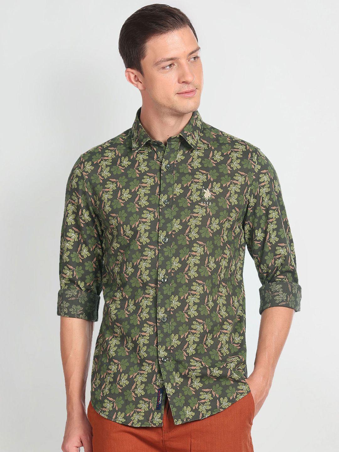 u.s.-polo-assn.-denim-co.-floral-printed-slim-fit-pure-cotton-casual-shirt