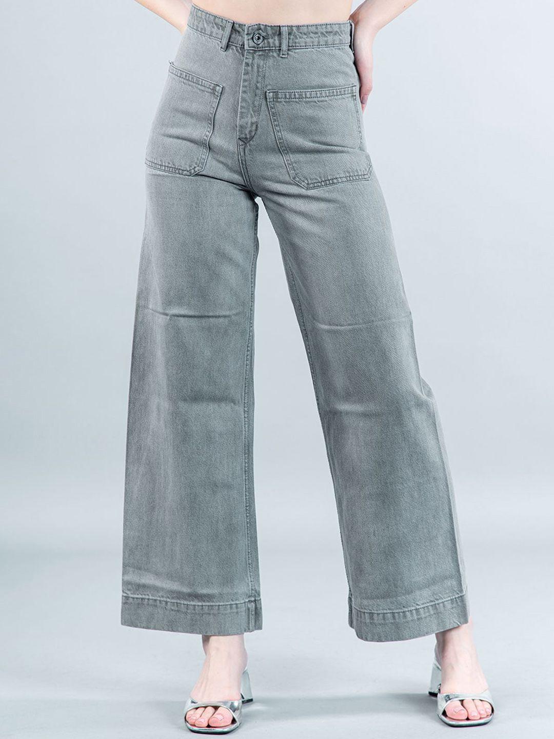 tistabene-women-comfort-low-distress-stretchable-wide-leg-jeans