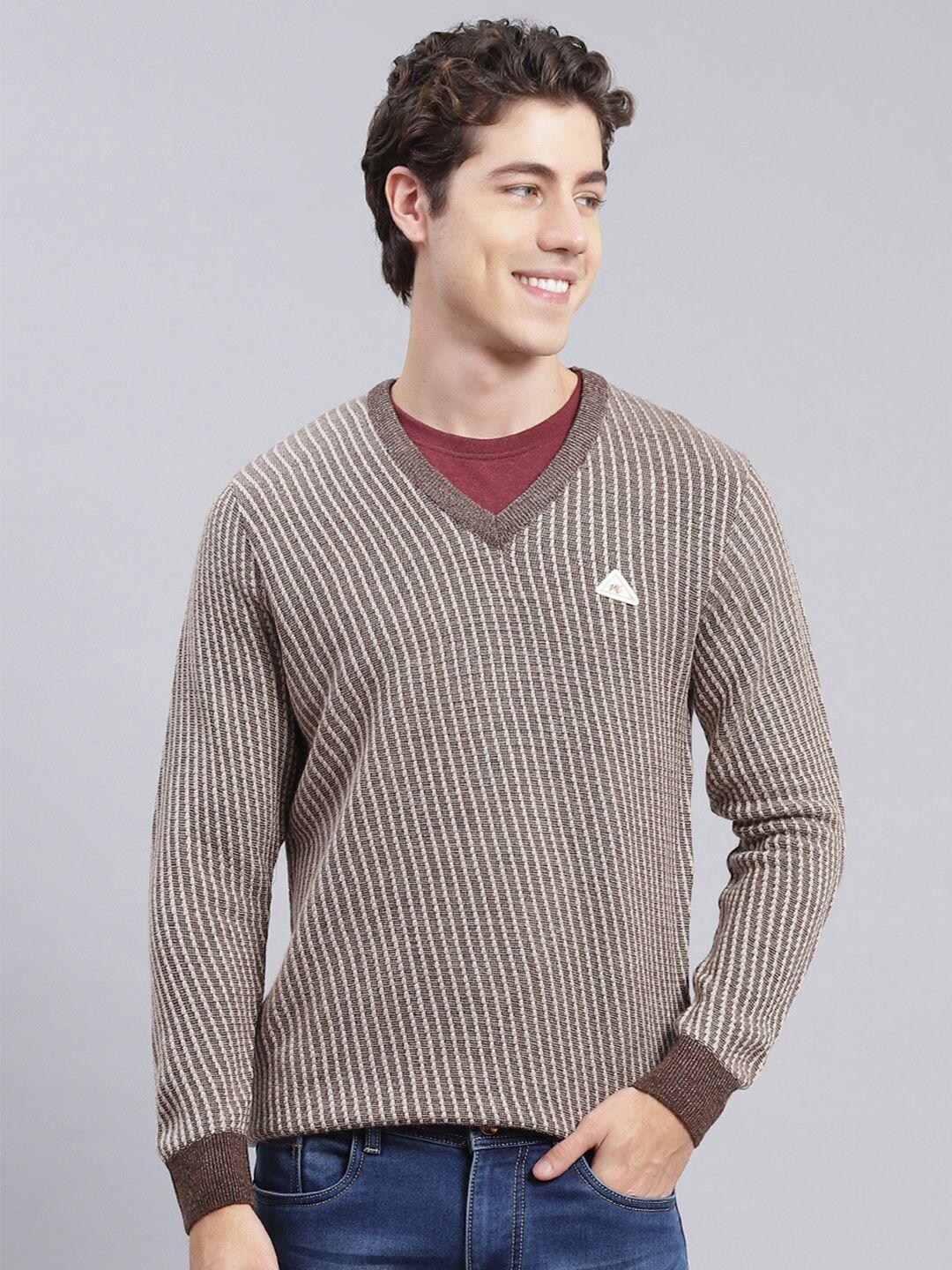 monte-carlo-v-neck-striped-woollen-pullover