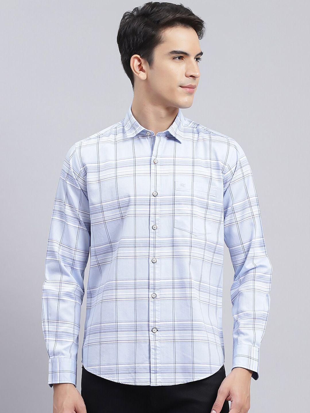 monte-carlo-classic-tartan-checked-opaque-pure-cotton-casual-shirt