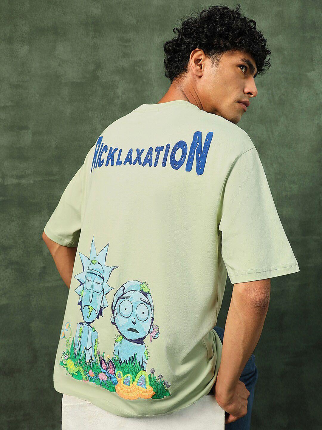 bewakoof-typography-printed-pure-cotton-oversized-t-shirt