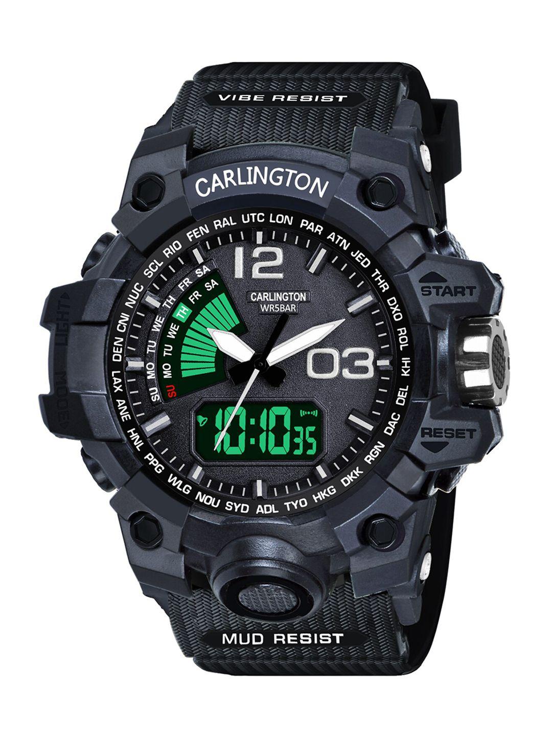 carlington-men-textured-dial-&-straps-analogue-and-digital-watch-ct-3366-black