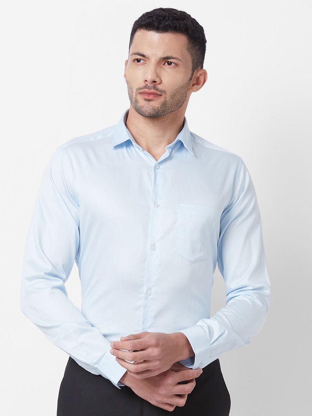 Kenneth Cole Premium Slim Fit Opaque Pure Cotton Formal Shirt