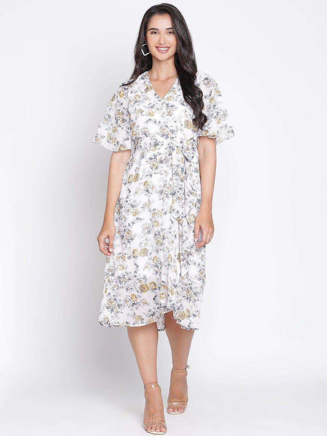 draax-fashions-floral-printed-tie-ups-flared-sleeve-wrap-dress