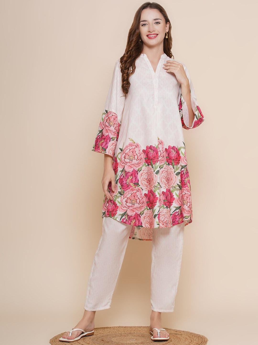 bhama-couture-floral-printed-mandarin-collar-a-line-kurta-with-palazzos