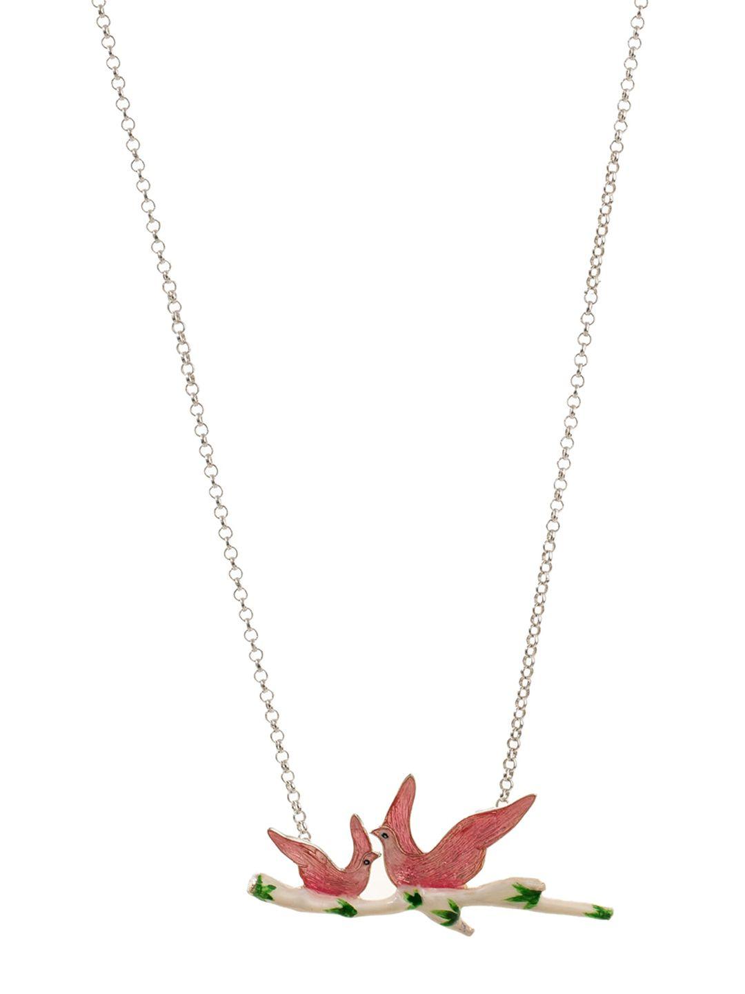 kicky-and-perky-925-sterling-silver-enamel-bird-pendant-with-chain