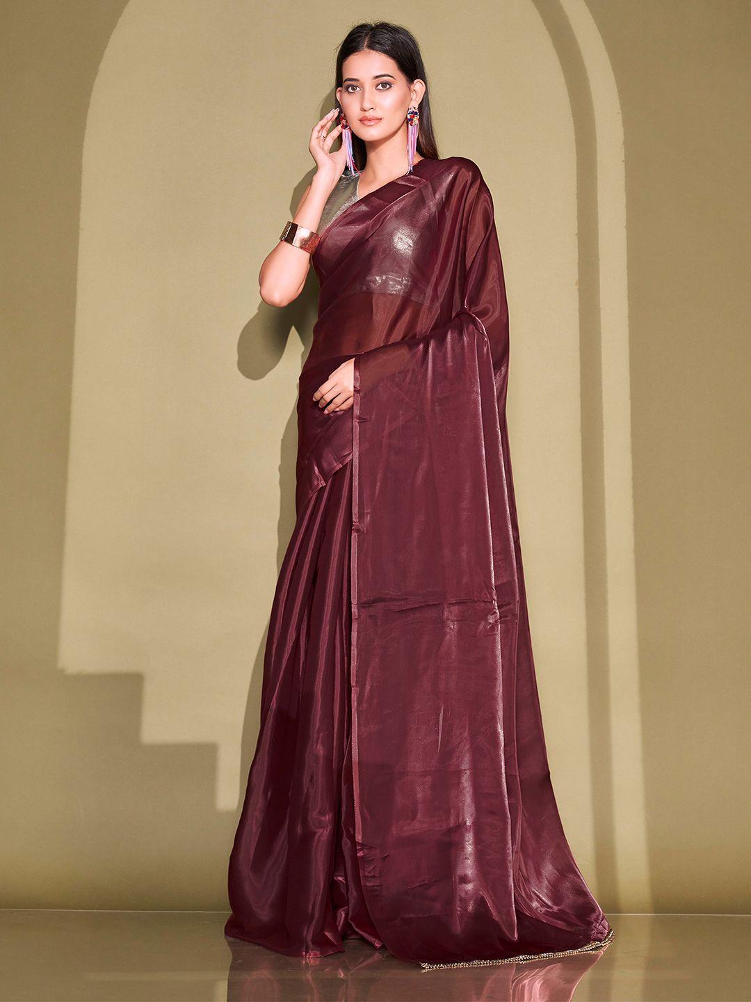 tikhi-imli-metallic-organza-saree-with-stitched-blouse
