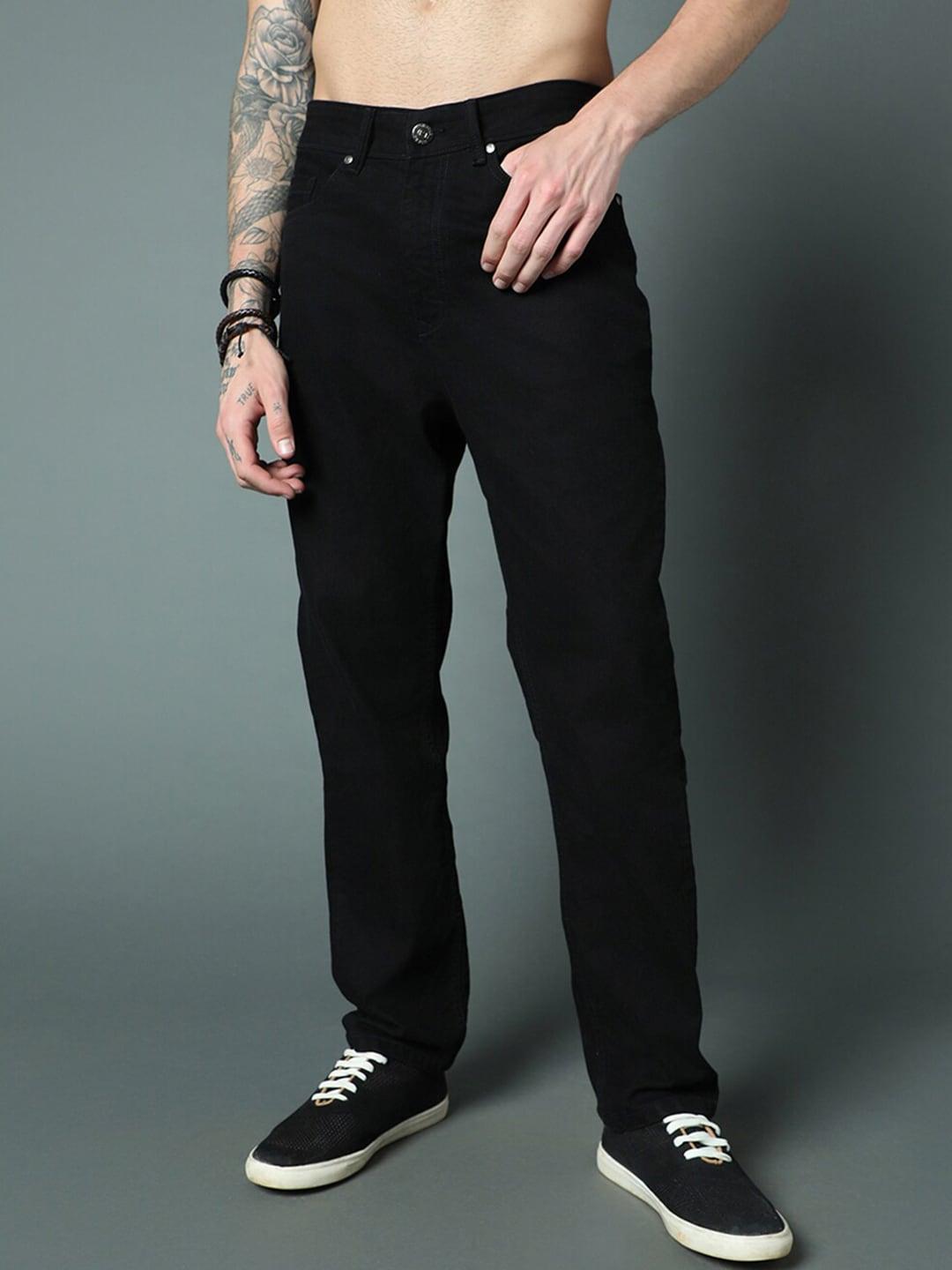 High Star Men Straight Fit Mid-Rise Stretchable Jeans