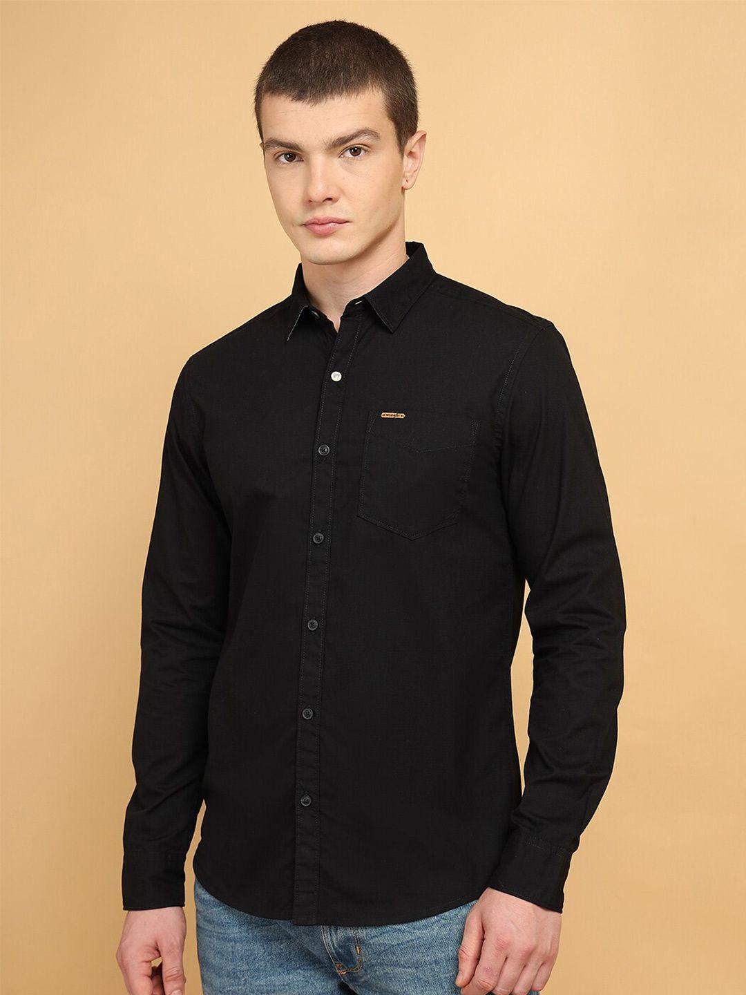wrangler-spread-collar-pure-cotton-casual-shirt