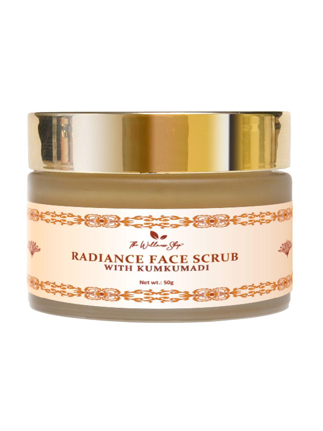 The Wellness Shop Kumkumadi Radiance Face Scrub For Glowing Skin - 50g