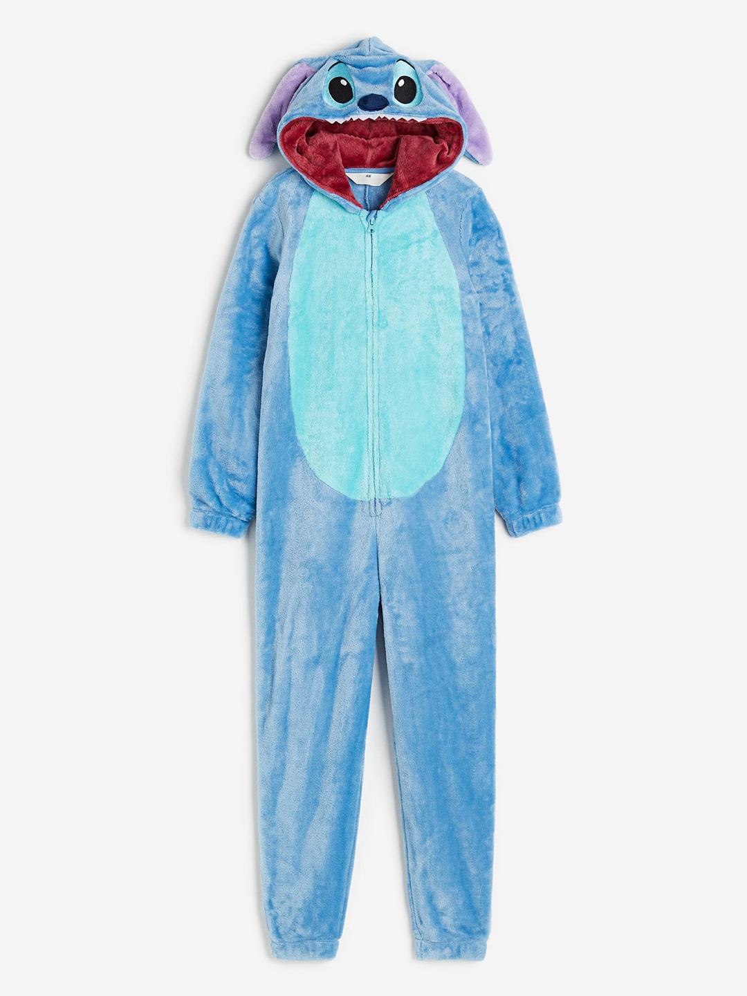 H&M Girls Applique Pile All-In-One Suit