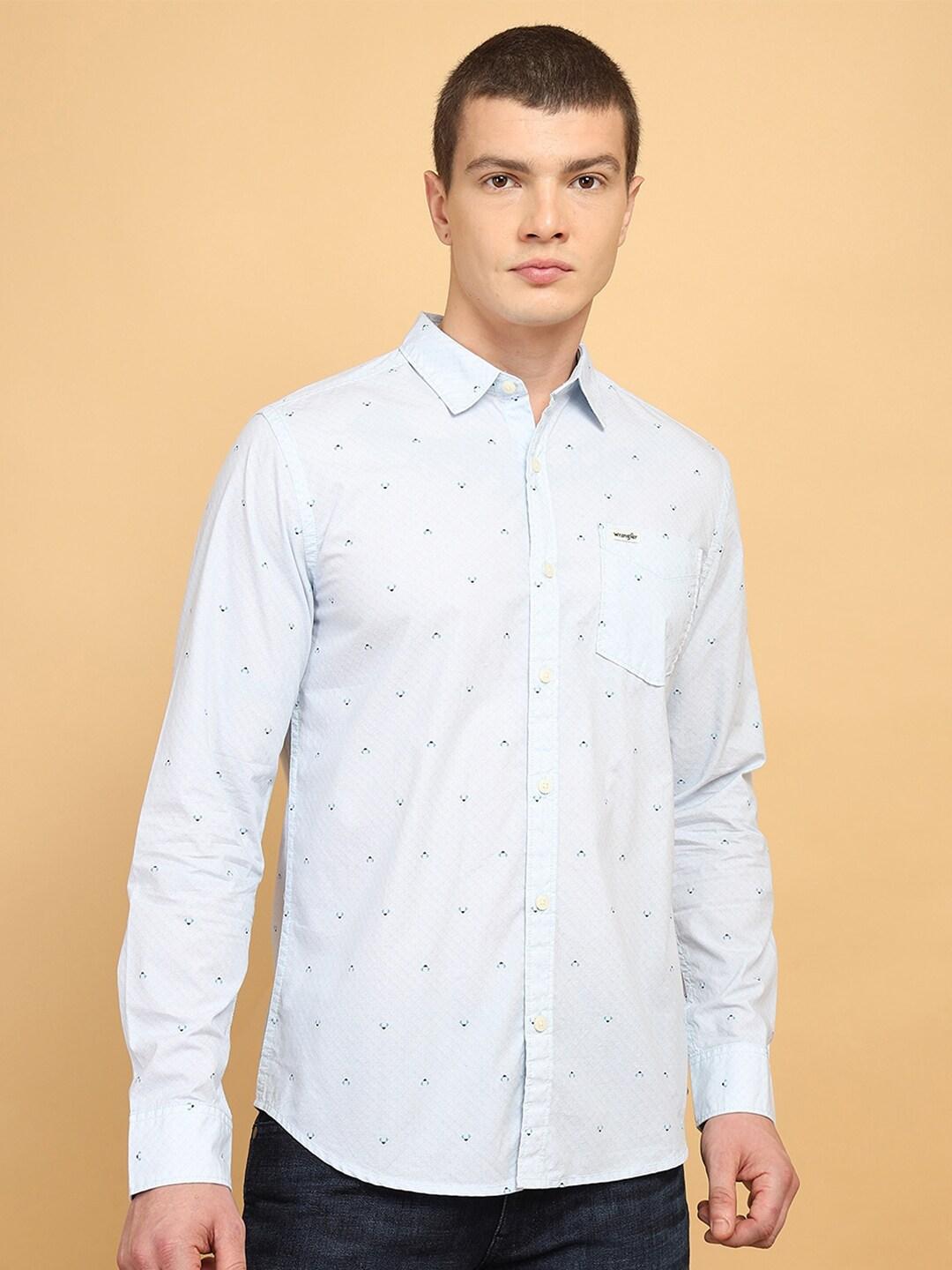 wrangler-classic-geometric-printed-cotton-casual-shirt