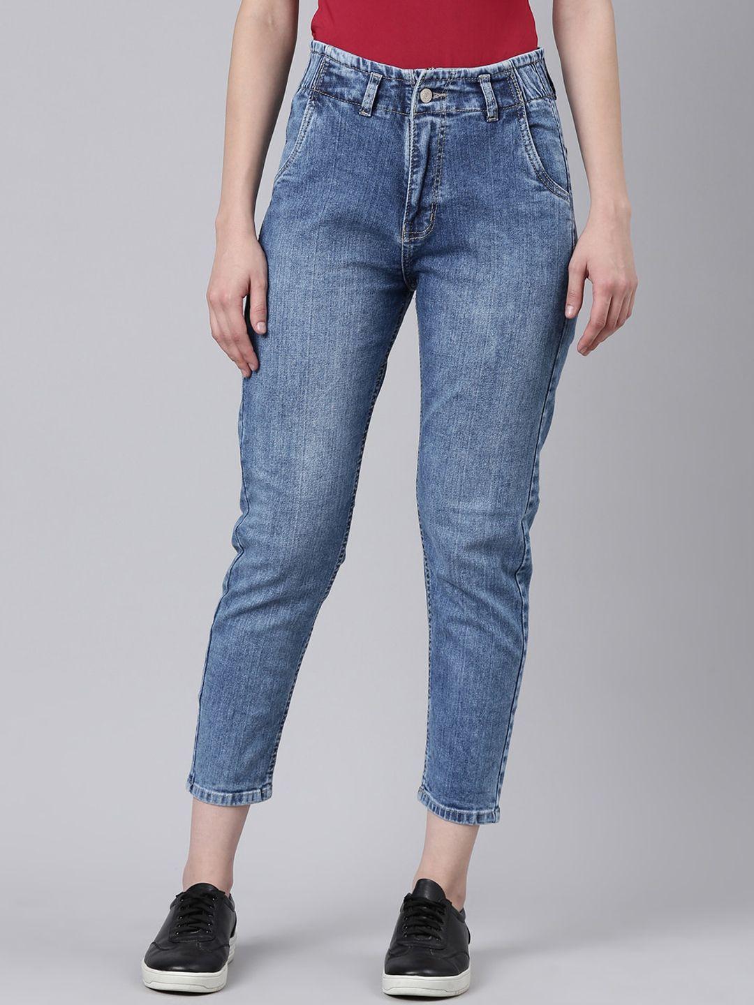 showoff-women-heavy-fade-acid-wash-mom-fit-stretchable-clean-look-jeans