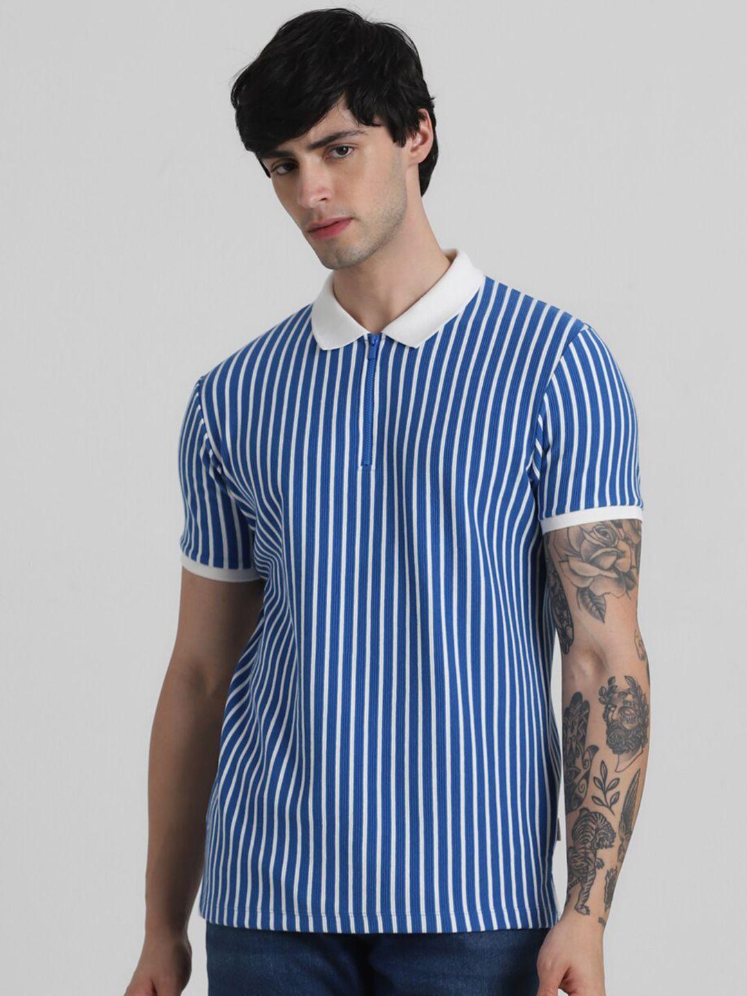 Jack & Jones Striped Slim Fit Pure Cotton T-shirt