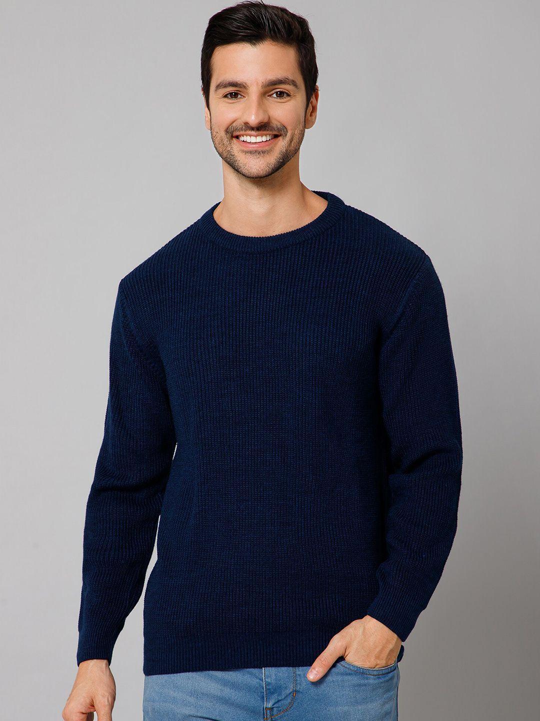 cantabil-ribbed-round-neck-acrylic-sweater
