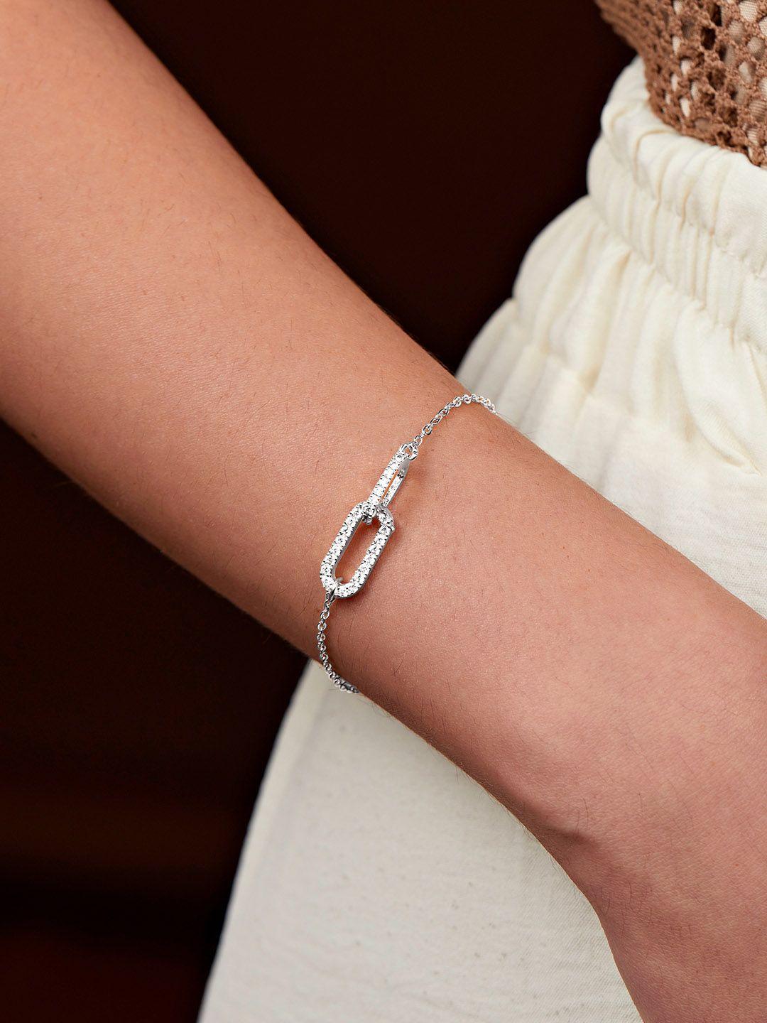 MINUTIAE Silver-Plated Link Bracelet