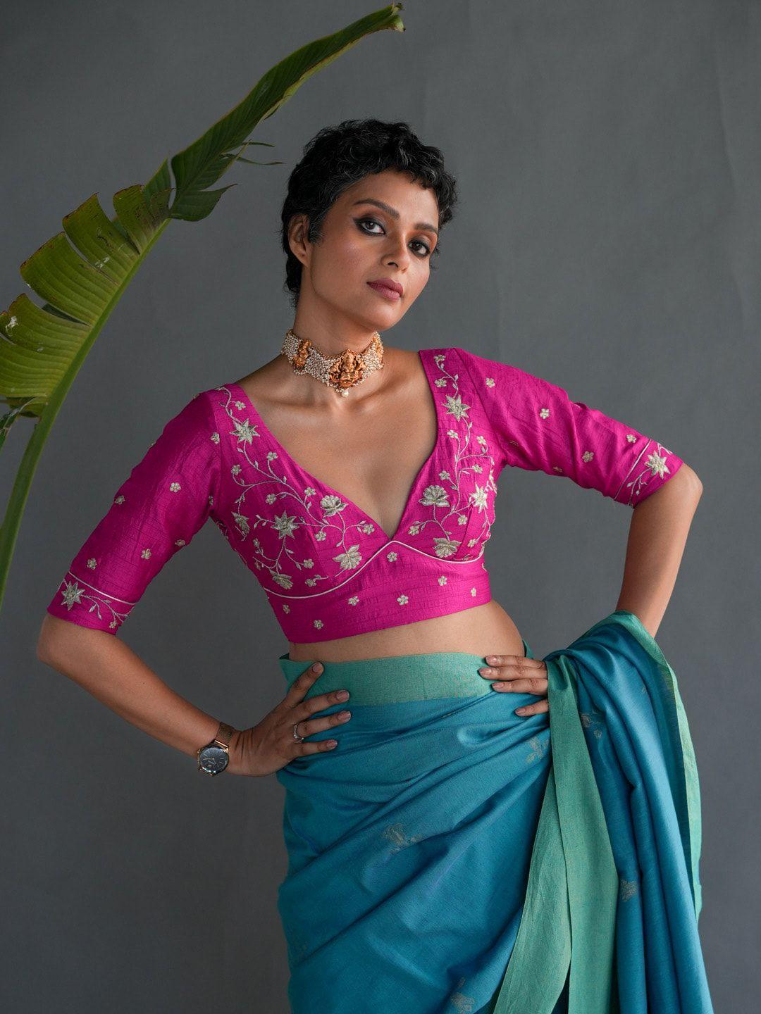 suta-floral-embroidered-saree-blouse
