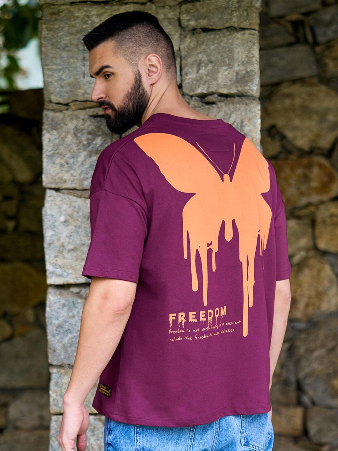 Stormborn Graphic Printed Drop Shoulder Sleeves Pure Cotton Oversized T-shirt