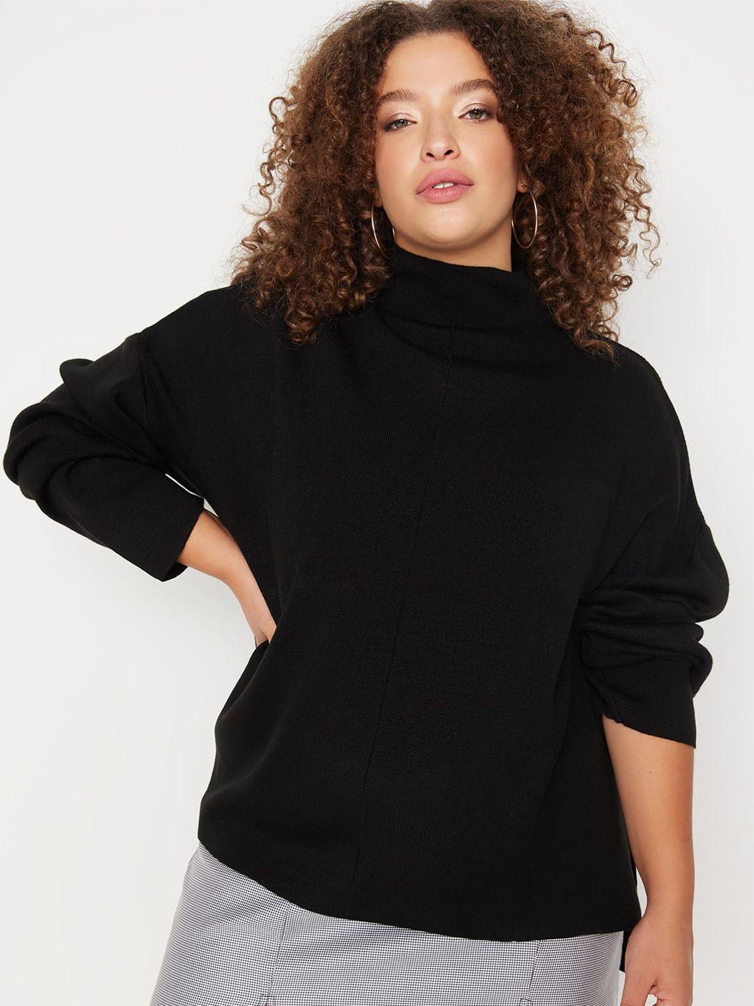 trendyol-acrylic-mock-collar-pullover-sweaters