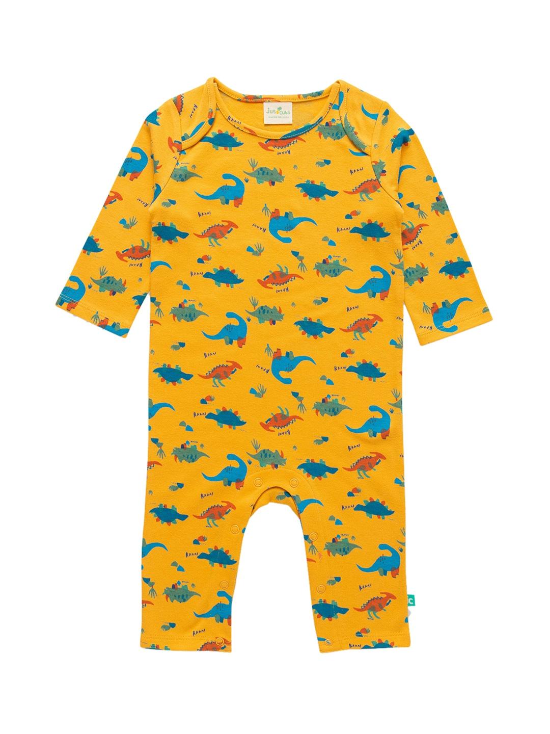 JusCubs Boys Graphic Printed Cotton Rompers