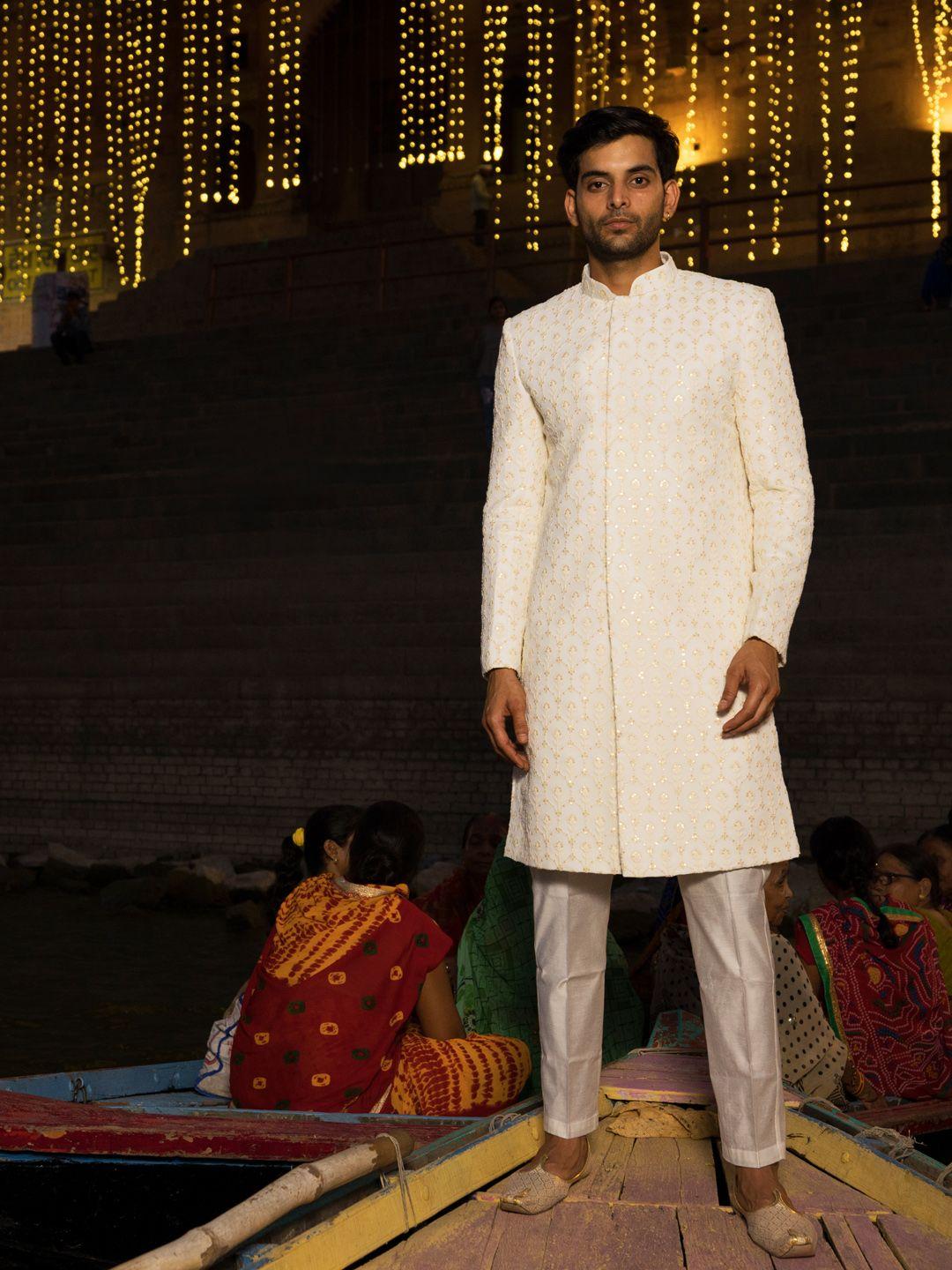 shrestha-by-vastramay-embroidered-sherwani-with-trousers